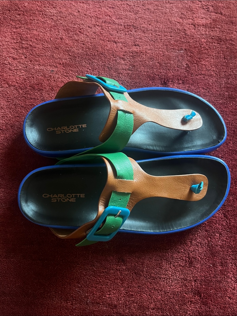 Charlotte Stone - Misty sandals Blue - Picture 6 of 10